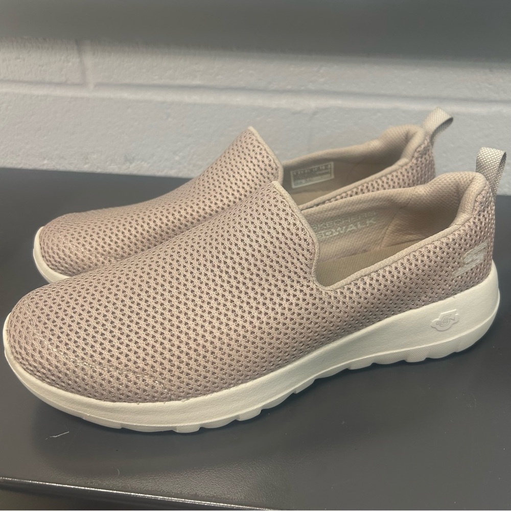 Skechers GoWalk Joy slip in sneaker 8 taupe - Picture 4 of 8